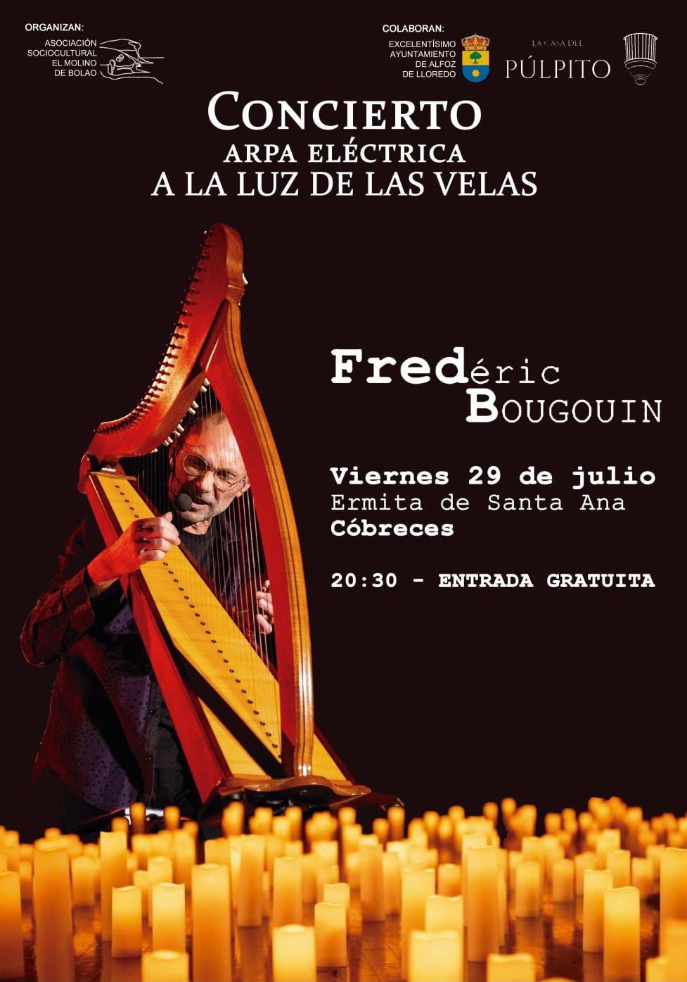 Concierto Arpa Eléctrica Fréderic Bougouin
