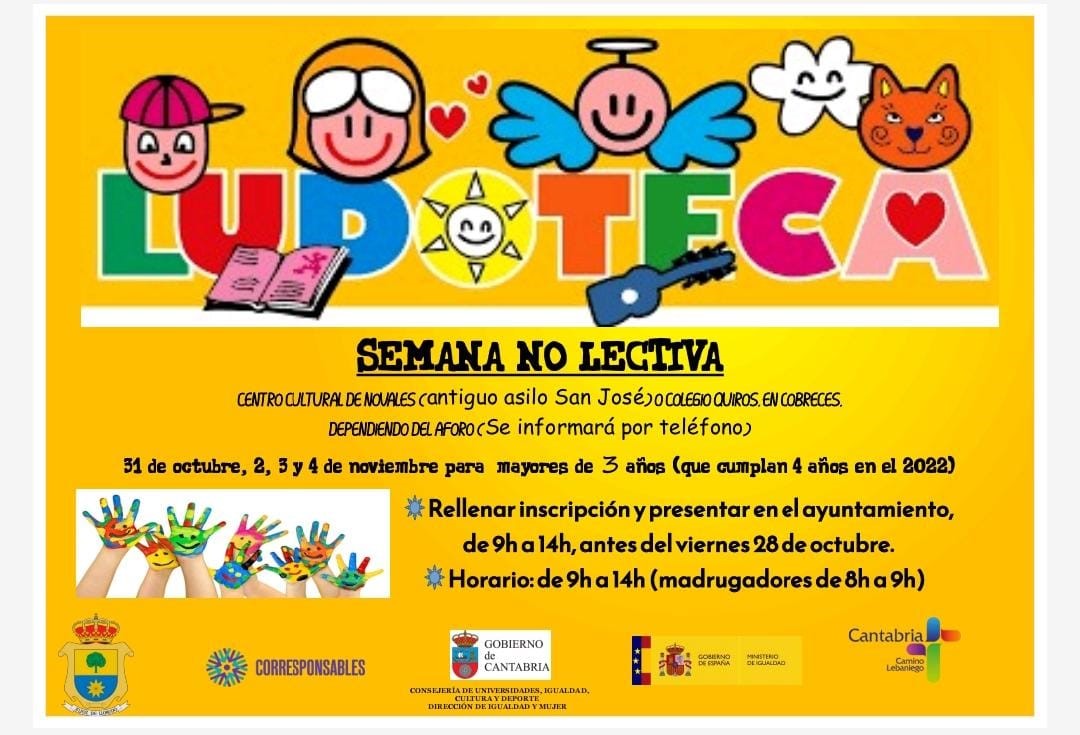 Alfoz de Lloredo pone en marcha su ludoteca para la semana no lectiva